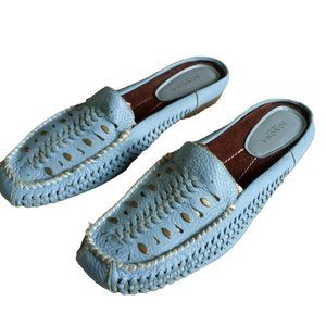 Sonoma Sky Blue Woven Mules